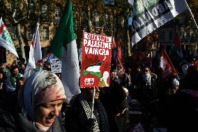 Protest In Toulouse In Support Of Palestine