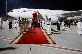 President Macron Visits The Emir Of Qatar - Doha