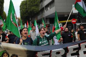 Cyprus Palestine Protest