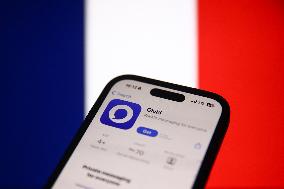 Messenger Apps In France Photo Illustrations