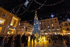 Christmas Atmosphere In Italy