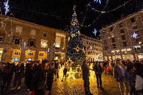 Christmas Atmosphere In Italy