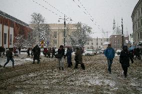 Winter In Krakow