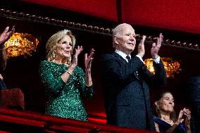 US President Joe Biden attends Kennedy Center Honors in DC
