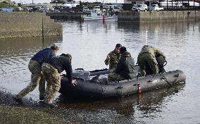 Search after U.S. military Osprey crash