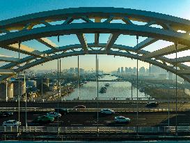 Coal Carriers Sail on The Beijing-Hangzhou Grand Canal