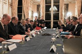 Security Meeting At Matignon - Paris