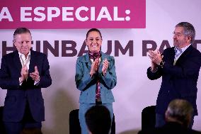 Presidential Candidate Sheinbaum Campaigns - Mexico City