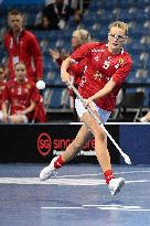 (SP)SINGAPORE-FLOORBALL-IFF WOMEN'S WORLD CHAMPIONSHIPS-DENMARK VS ESTONIA