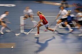 (SP)SINGAPORE-FLOORBALL-IFF WOMEN'S WORLD CHAMPIONSHIPS-DENMARK VS ESTONIA