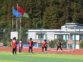 China School Soccer Training