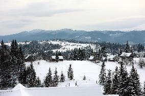 Winter in Ukrainian Carpathians