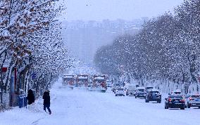 Heavy Snow Hit Altay