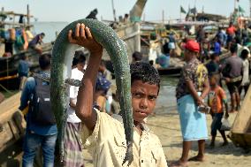 BANGLADESH-COX'S BAZAR-FISH LANDING