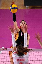 Roma Volley Club vs Honda Olivero S. Bernardo Cuneo 10th round of the Serie A1 Women's Volleyball Championship