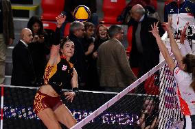 Roma Volley Club vs Honda Olivero S. Bernardo Cuneo 10th round of the Serie A1 Women's Volleyball Championship