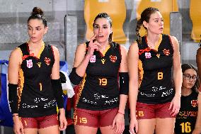 Roma Volley Club vs Honda Olivero S. Bernardo Cuneo 10th round of the Serie A1 Women's Volleyball Championship