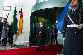 German Chancellor Scholz meets Brazilian President Lula in Berlin