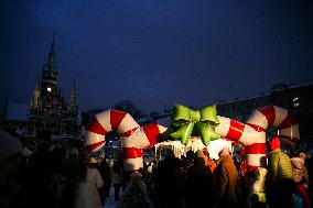 Christmas Market Of Unique Things In Krakow