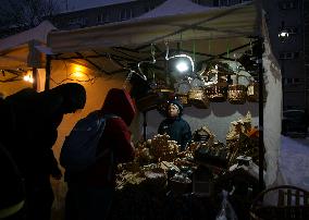 Christmas Market Of Unique Things In Krakow
