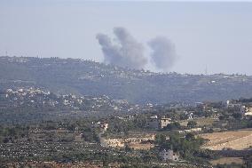 LEBANON-ISRAEL-BORDER AREA-STRIKE