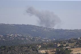LEBANON-ISRAEL-BORDER AREA-STRIKE