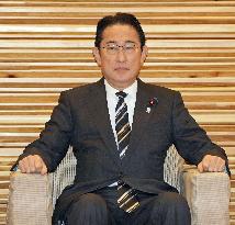 Japan PM Kishida at Cabinet meeting