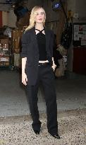 Elle Fanning Leaves Live With Kelly And Mark - NYC