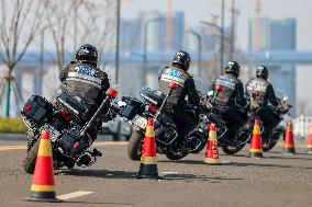 SWAT Members Training Ride in Zhoushan