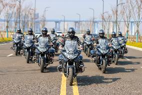 SWAT Members Training Ride in Zhoushan