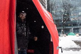 First Significant Snowfall In Halifax - Canada