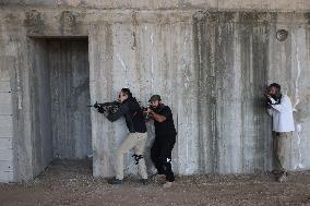 ISRAEL-HATZOR HAGLILIT-SELF-DEFENSE-DRILL