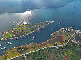 CHINA-GUANGXI-GUIPING-DATENG GORGE-SCENERY (CN)