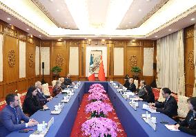 CHINA-BEIJING-WANG YI-MEXICO-FM-MEETING (CN)