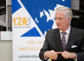 Royal Visit To The Solvay Brussels School of Economics