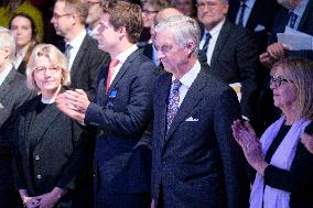 Royal Visit To The Solvay Brussels School of Economics