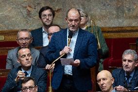 Questions to the government at the National Assembly - Paris