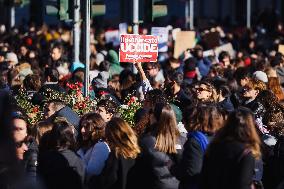 The Demonstration Against Violence On Women After The Femicide Of Giulia Cecchettin In Milan