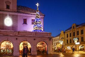 Christmas Market In Gliwice, Poland