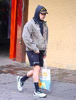 Joe Jonas out in New York