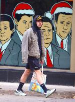 Joe Jonas out in New York