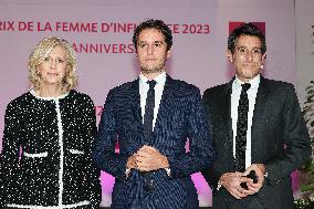 Prix De La Femme D'Influence Award Ceremony At Musee De l'Homme