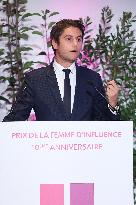 Prix De La Femme D'Influence Award Ceremony At Musee De l'Homme