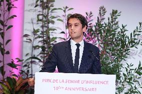 Prix De La Femme D'Influence Award Ceremony At Musee De l'Homme