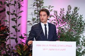 Prix De La Femme D'Influence Award Ceremony At Musee De l'Homme