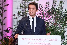 Prix De La Femme D'Influence Award Ceremony At Musee De l'Homme