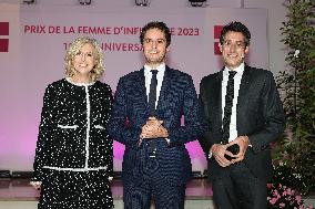 Prix De La Femme D'Influence Award Ceremony At Musee De l'Homme