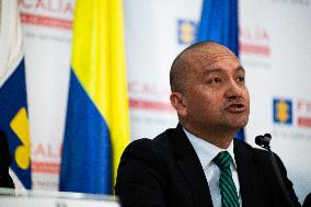 Colombia's Navy and Prosecutor Office Press Conference
