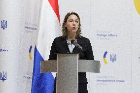 Joint briefing of Ukrainian and Dutch FMs in Kyiv