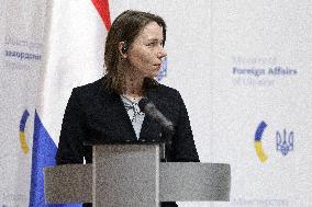 Joint briefing of Ukrainian and Dutch FMs in Kyiv